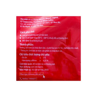 Cà Phê Sữa G7 Bịch 50 gói