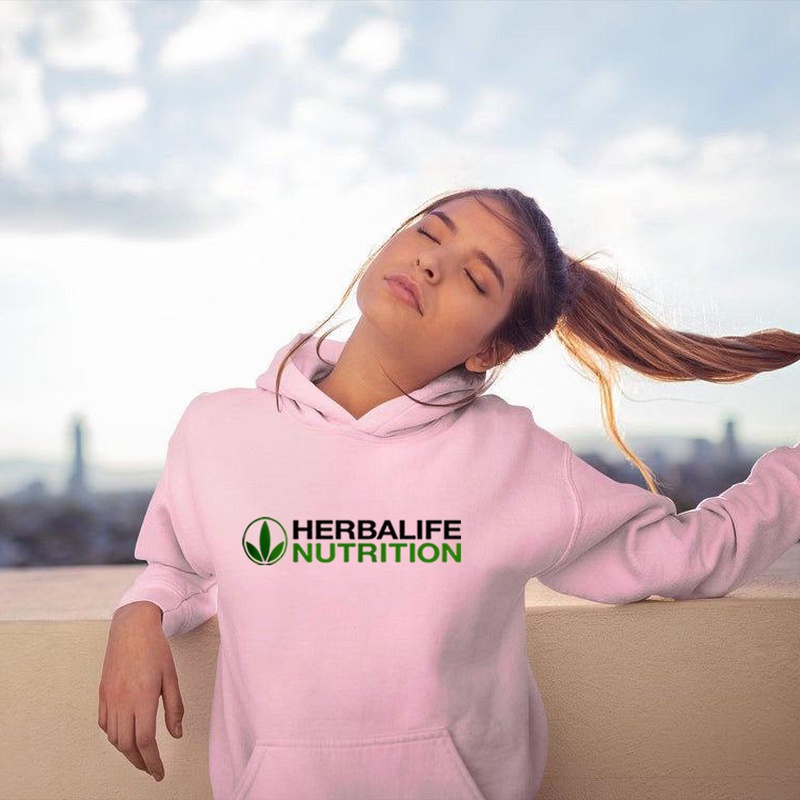 HERBALIFE Áo Hoodie Thảo Dược Dễ Thương Thời Trang Mùa Đông 2022 Cho Nữ