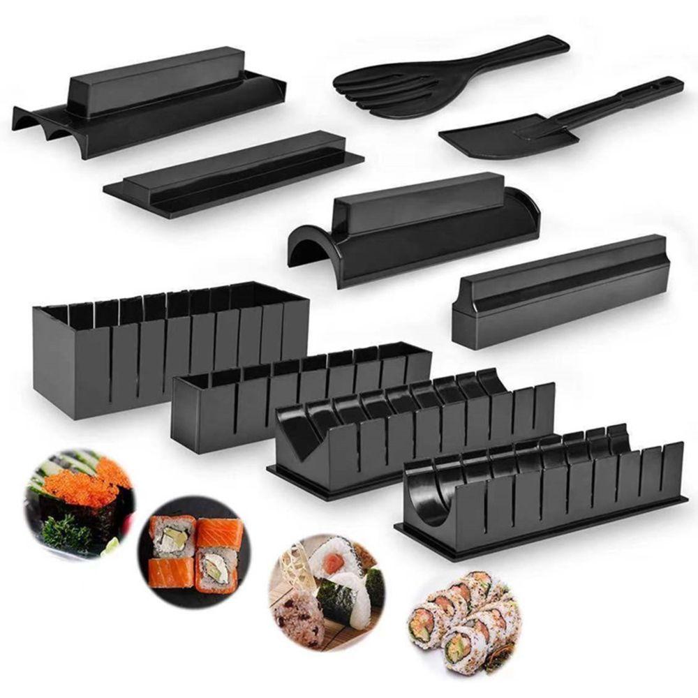 LONTIME Set 3 / 10 Khuôn Làm Sushi Chống Dính Tiện Lợi