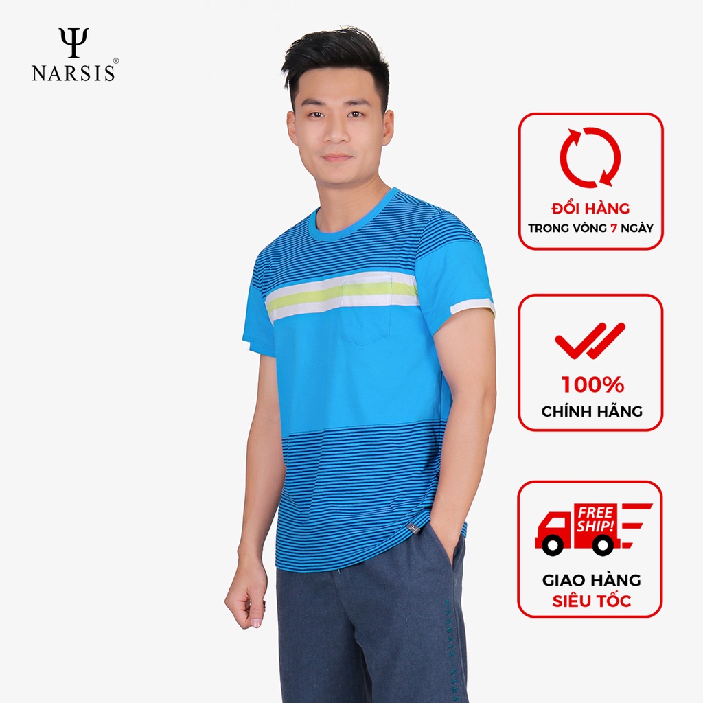 Áo Nam CT NARSIS D6037, Chất liệu vải cao cấp bền đẹp