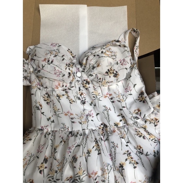 SET ĐẦM HOA DÂY+AO KHOÁC- Pinkger Shop