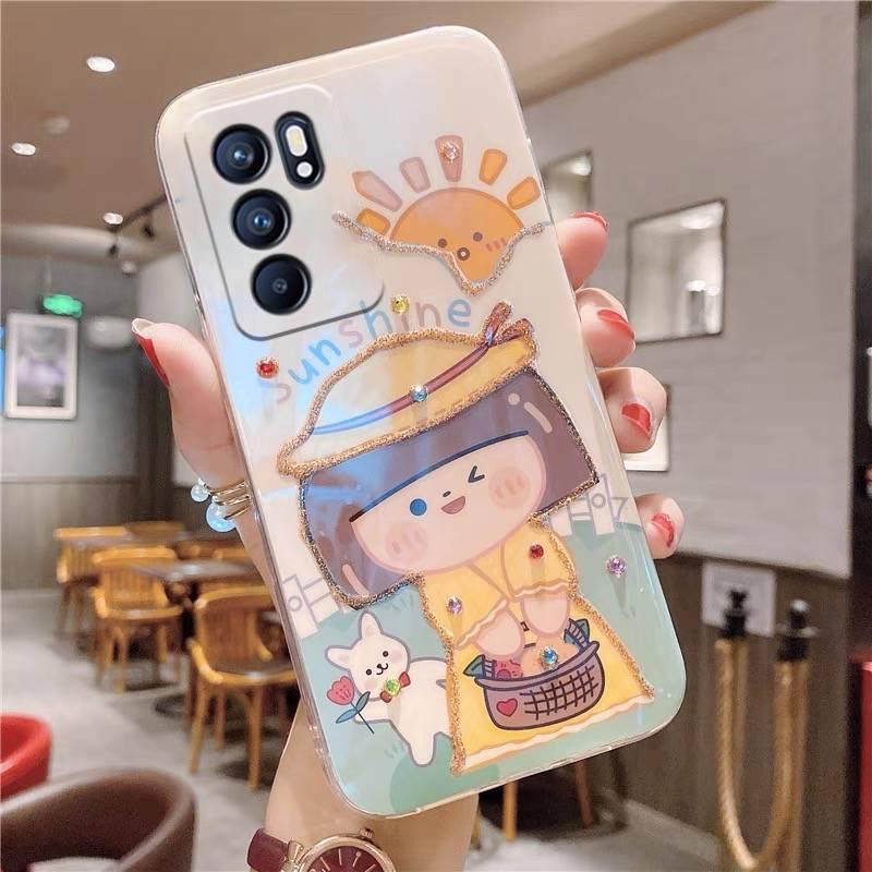 Ốp điện thoại chống sốc họa tiết hoạt hình đáng yêu cho REALME 8 8 PRO V13 REALME 7 7 PRO 7I C17 5 5S 5I 6I NARZO 30