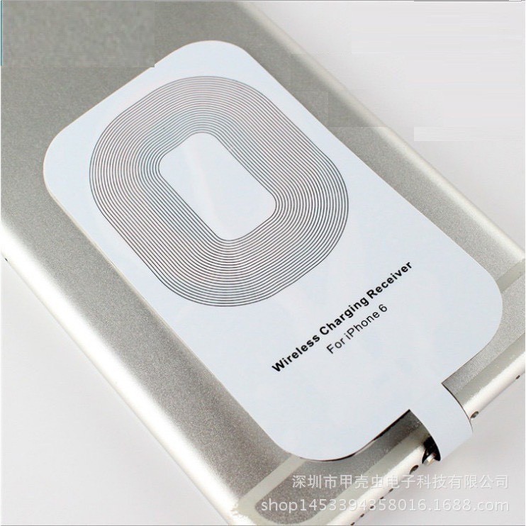 Miếng Dán Hỗ Trợ Sạc Không Dây Chuẩn Qi Đầu Android/Type-C/Lightning iPhone