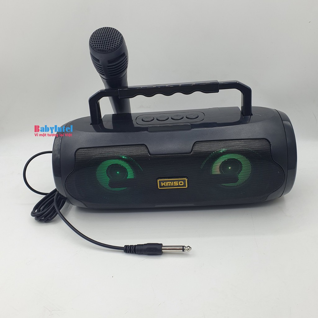 Loa bluetooth hát karaoke di động không dây KM S6 - Kèm 01 Micro có dây