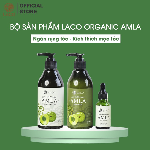 Dầu Xả Siêu Mềm Mượt, Ngăn Rụng Tóc Và Kích Thích Mọc Tóc Laco Organic Amla 300ml - LAVAHA SHOP