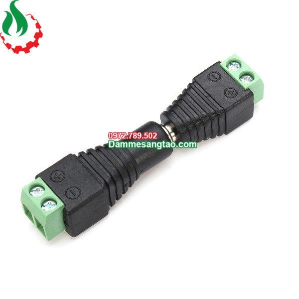 DMST Jack DC đầu vào cổng domino 2P chuẩn 5.5mm x 2.1mm