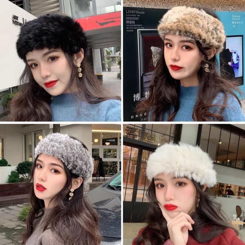 Mũ lông lông nữa đầu
