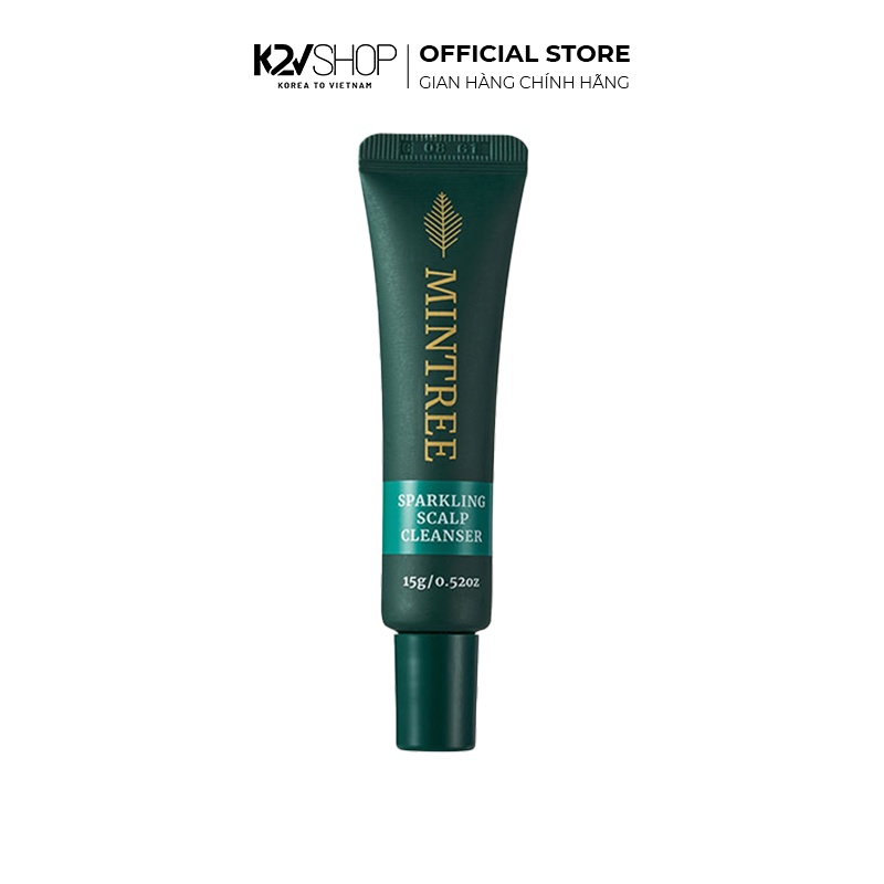 Tinh chất tẩy tế bào chết cho da đầu Mintree Sparkling Scalp Cleanser 15g - K2V Shop