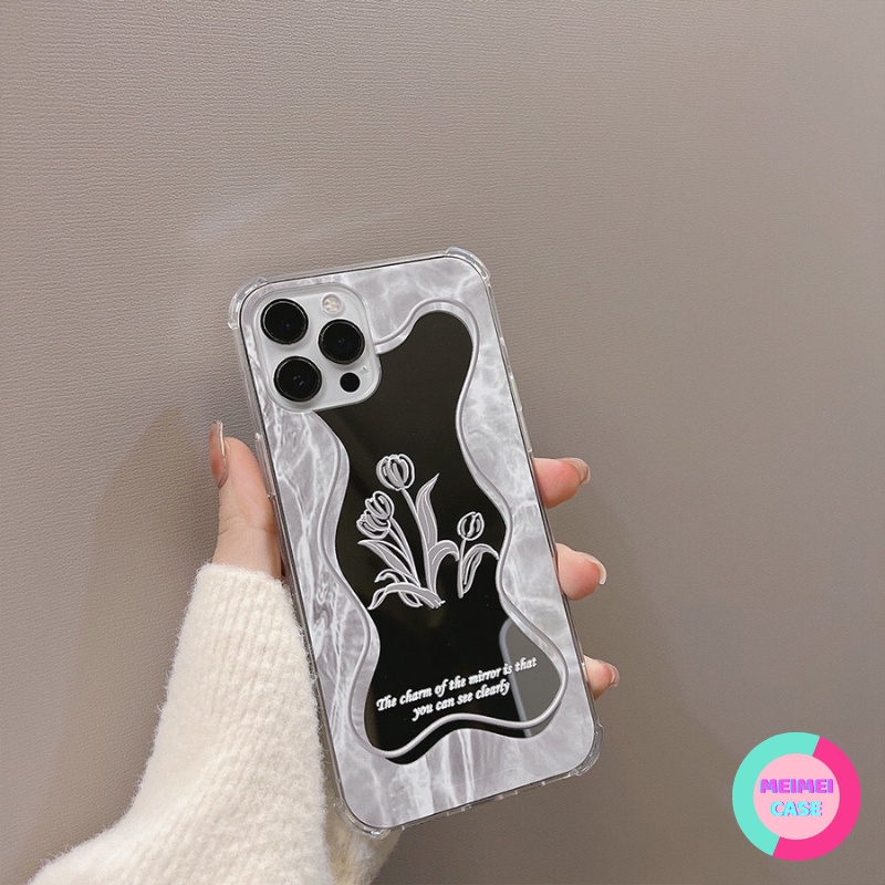 Ốp lưng iPhone gương hoa trắng 13/13promax/12/12pro/12promax/11/11promax/X/Xs/Xsmax/7plus/8plus