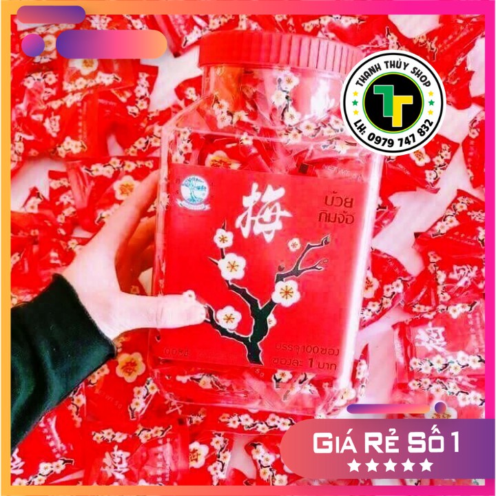 Xí muội Hoa Mai Thái Lan ăn ngay để trở về tuổi thơ bán lẻ từng gói loại 5g | BigBuy360 - bigbuy360.vn