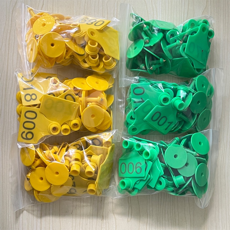 Combo 50pcs thẻ đeo tai cho lợn, thẻ tai heo, bò, dê, thẻ đeo tai cho chăn nuôi gia súc, thẻ tai heo nhập khẩu