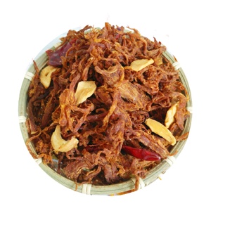 Khô heo giả bò Khô heo cháy bơ tỏi thơm ngon hàng mới 100gram