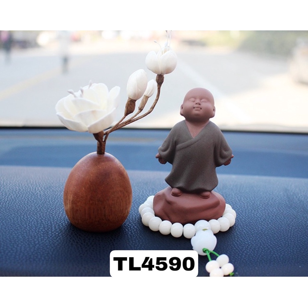 Đồ chơi xe hơi Set Chú Tiểu An Yên + Bình hoa Sen