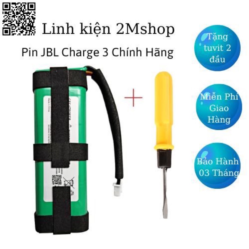 Pin jbl Charge 3 chính hãng. Thay pin Jbl chính hãng. linh kiện 2mshop