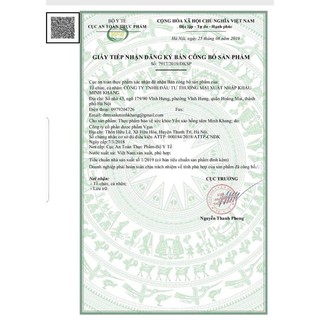 Yến Sào Hồng Sâm Minh Khang - Bồi bổ cho trẻ biếng ăn, chậm lớn, hay ốm vặt (Hộp 40 ống)