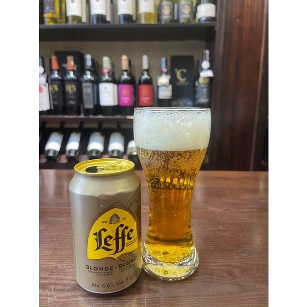 Bia leffe vàng Bỉ hạn 2022 330ml