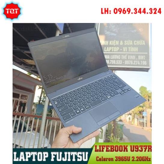 TQT Shop - Laptop Fujitsu Lifebook U937/R | Celeron 3965U 2.20GHz| Ram 4GB | SSD 128GB | Graphics 610 | LCD 13.3 FHD