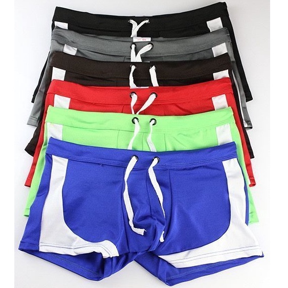 Quần Bơi Rút Dây Nhanh Khô Màu Sắc Tương Phản Thời Trang Cho Nam GG184