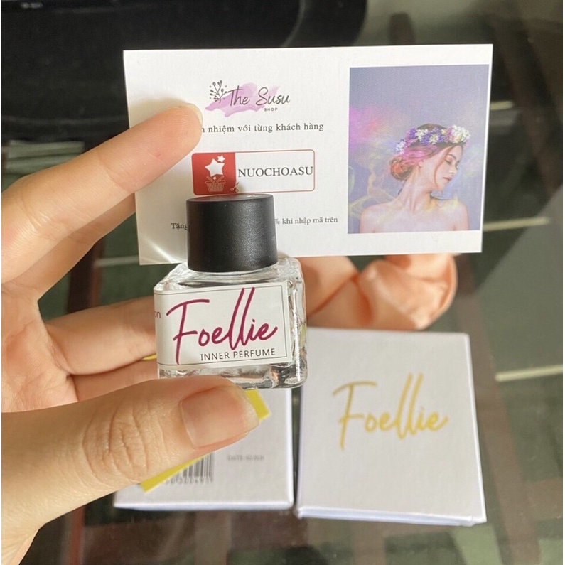 Nước hoa vùng kín Foellie 5ml Hương Thơm Nhẹ Nhàng Quyến Rủ Cho Cô Bé [CÓ CHE TÊN SẢN PHẨM]