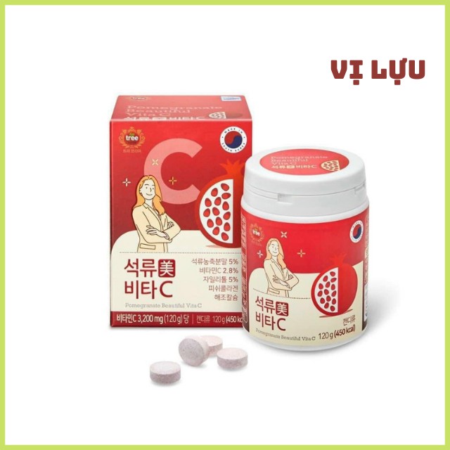 Viên Vitamin C JEJU Tangerine Multivita C Hàn Quốc  Ngậm, Nhai 4000mg Tăng Sức Đề Kháng, Sáng Da- Hà Mi mart