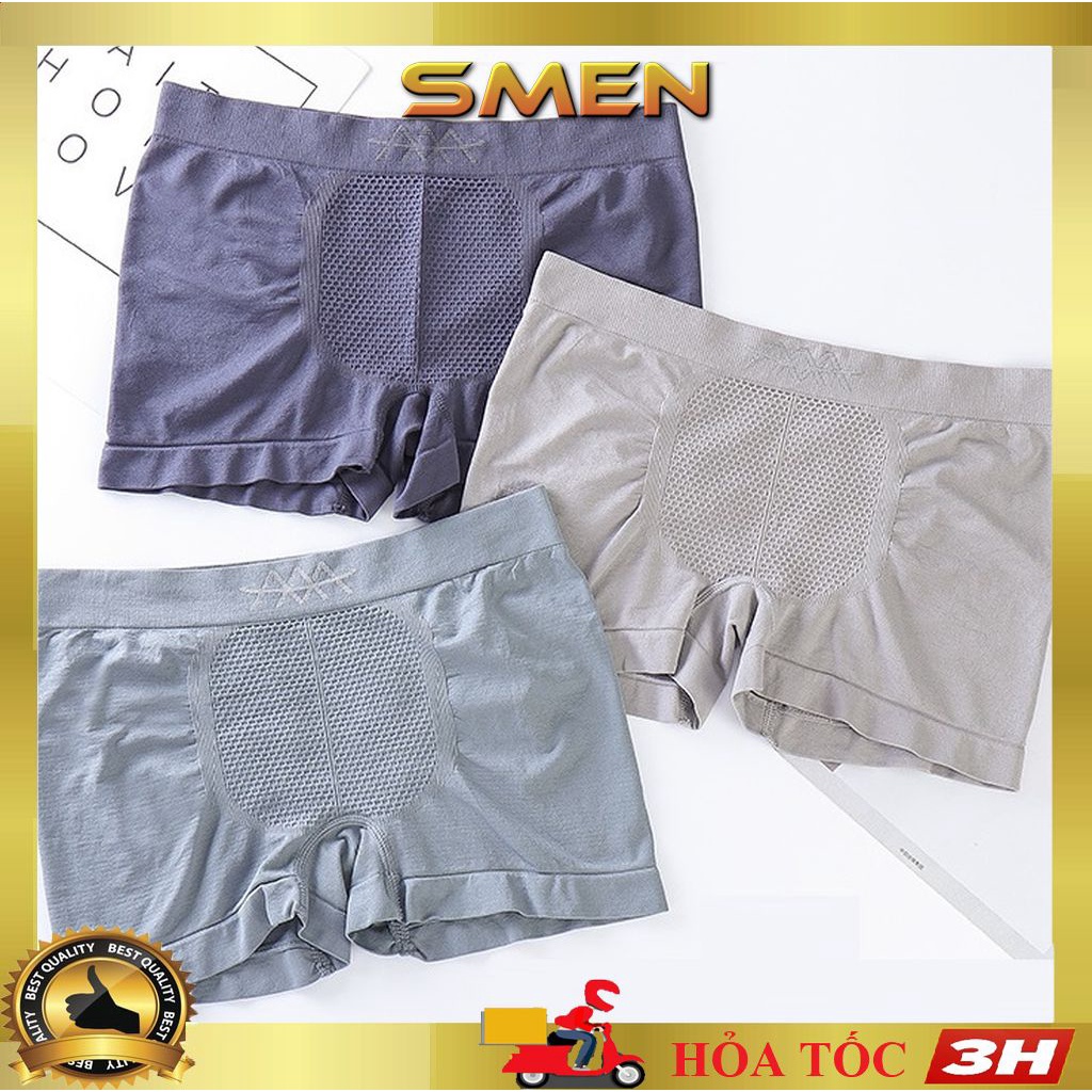 Quần lót nam boxer dệt kim chữ A, Quần sịp xì đùi nam cao cấp quần lót nam đùi co giãn 4 chiều 5D 40-73kg SMEN