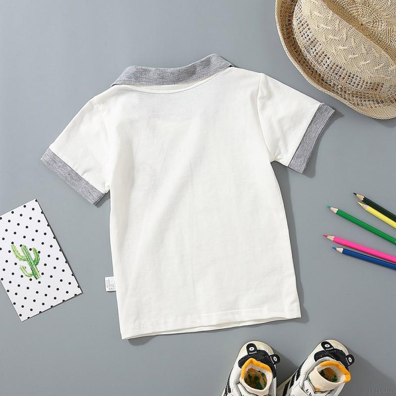 Set Áo Thun Tay Ngắn &amp; Quần Short Cho Bé Từ 0-5 Tuổi