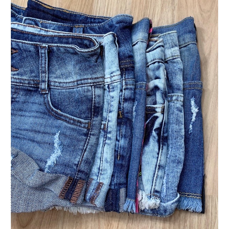 Quần Short Jean Bé Gái 8 đến 14 tuổi