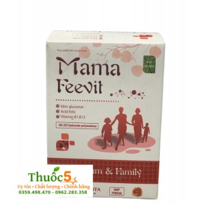 [GIÁ GỐC] Mama Feevit – Bổ sung sắt hữu cơ cho mẹ bầu, hộp 60 viên