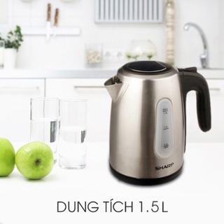 Bình đun siêu tốc SHARP EKJ-15EVS-ST(1.5L)-Hàng Chính Hãng