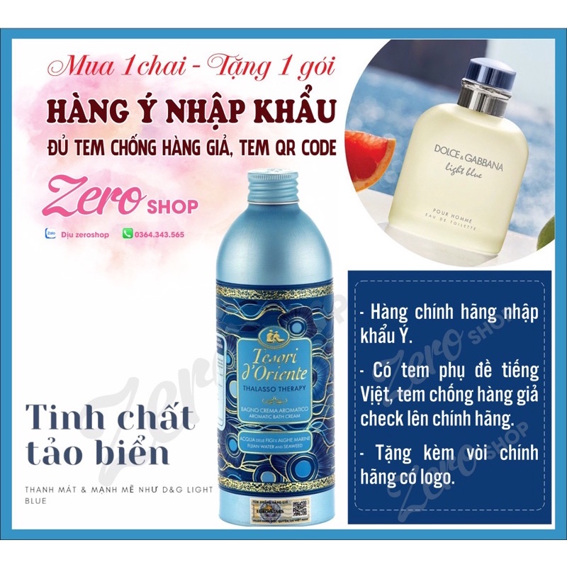 Sữa tắm tesori Thalosso