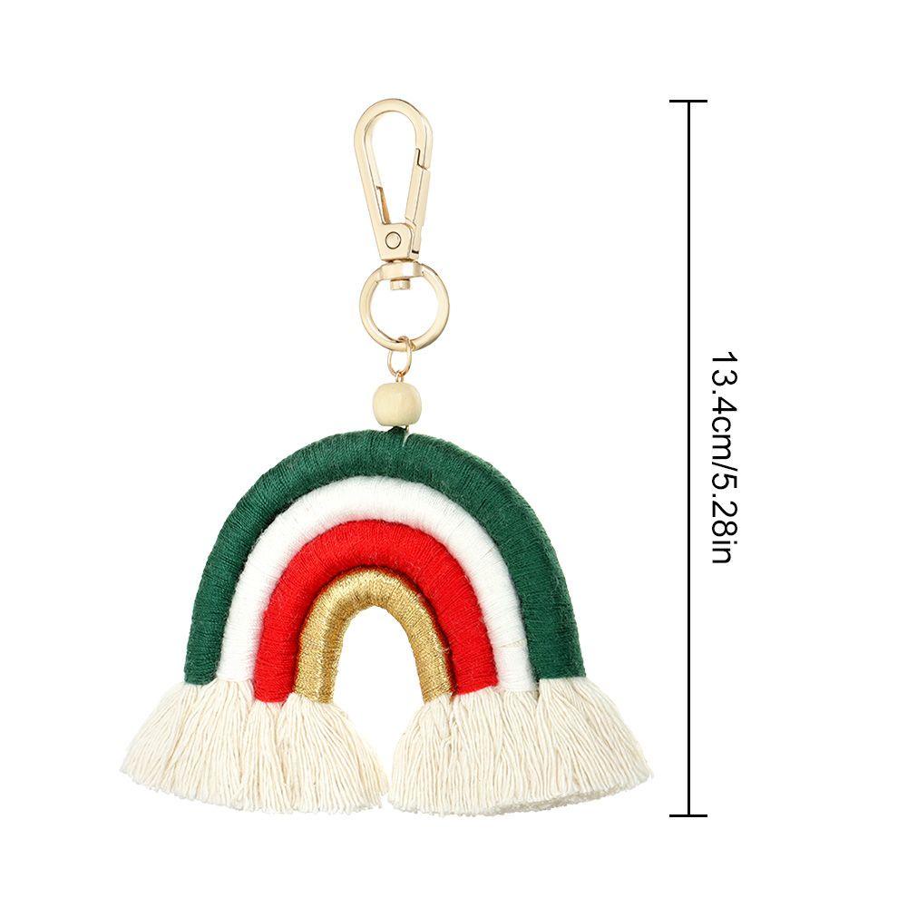 Móc Khóa Màu Cầu Vồng Phong Cách Boho Dành Cho Nữ