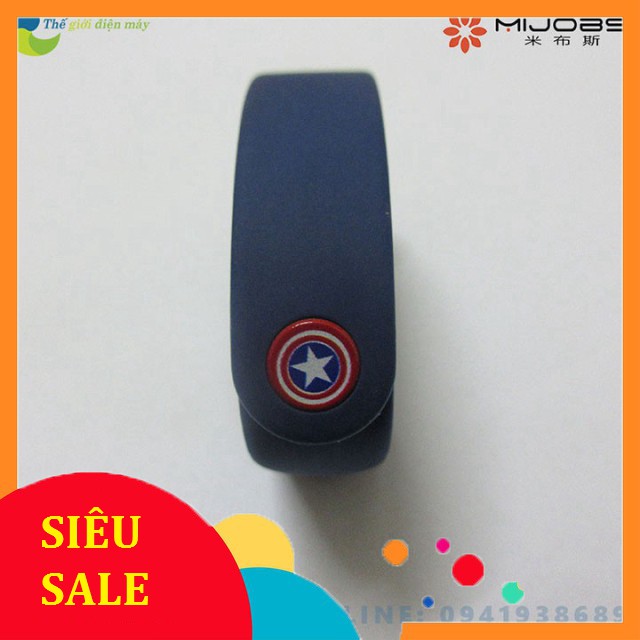 [SiêuRẻ] Dây đeo cao su phiên bản Avengers cho Mi Band 3, Mi Band 4 - Shop Thế giới điện máy .