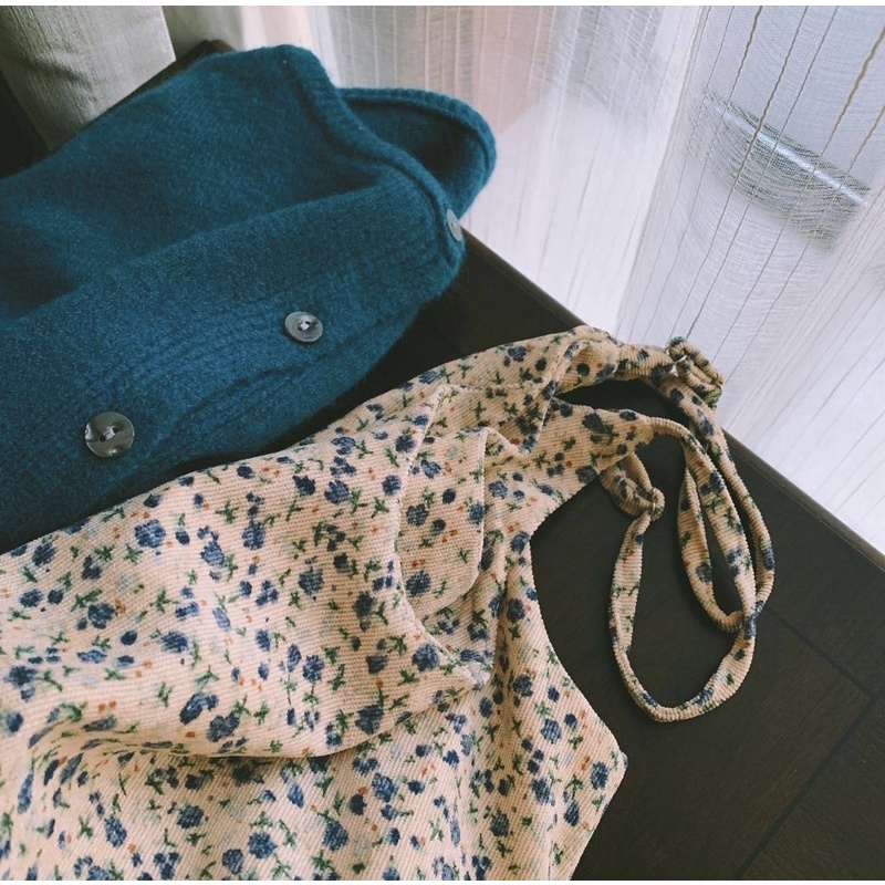 Đầm hoa gân tăm Lailag Dress - Dreamynt