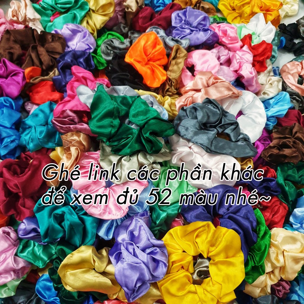 Dây Cột Tóc Scrunchie Bộ 52 Màu Đa Phong Cách - Phần 2 Scrunchies Theme Tropical