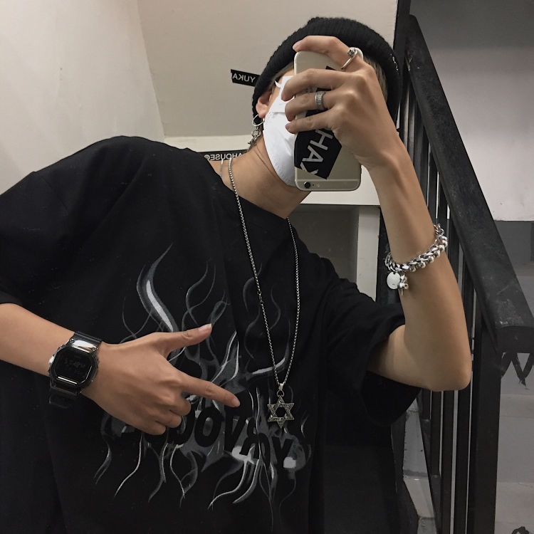 Dây Chuyền Phong Cách Hip Hop Harajuku Cá Tính 22113