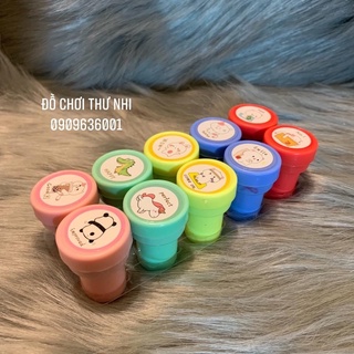 CON DẤU ĐỒ CHƠI CHO BÉ (bộ 10 cái)