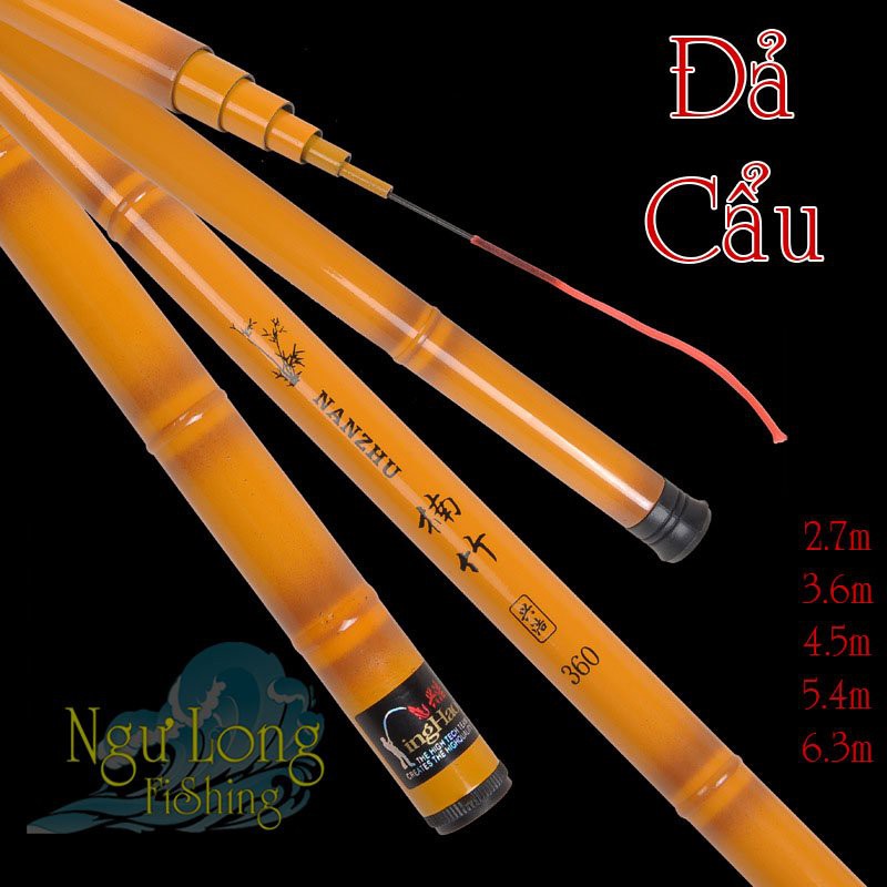Cần câu tay Đả Cẩu thu gọn 60cm câu đơn rô phi, chép trắm trôi diếc giải trí CĐ-5