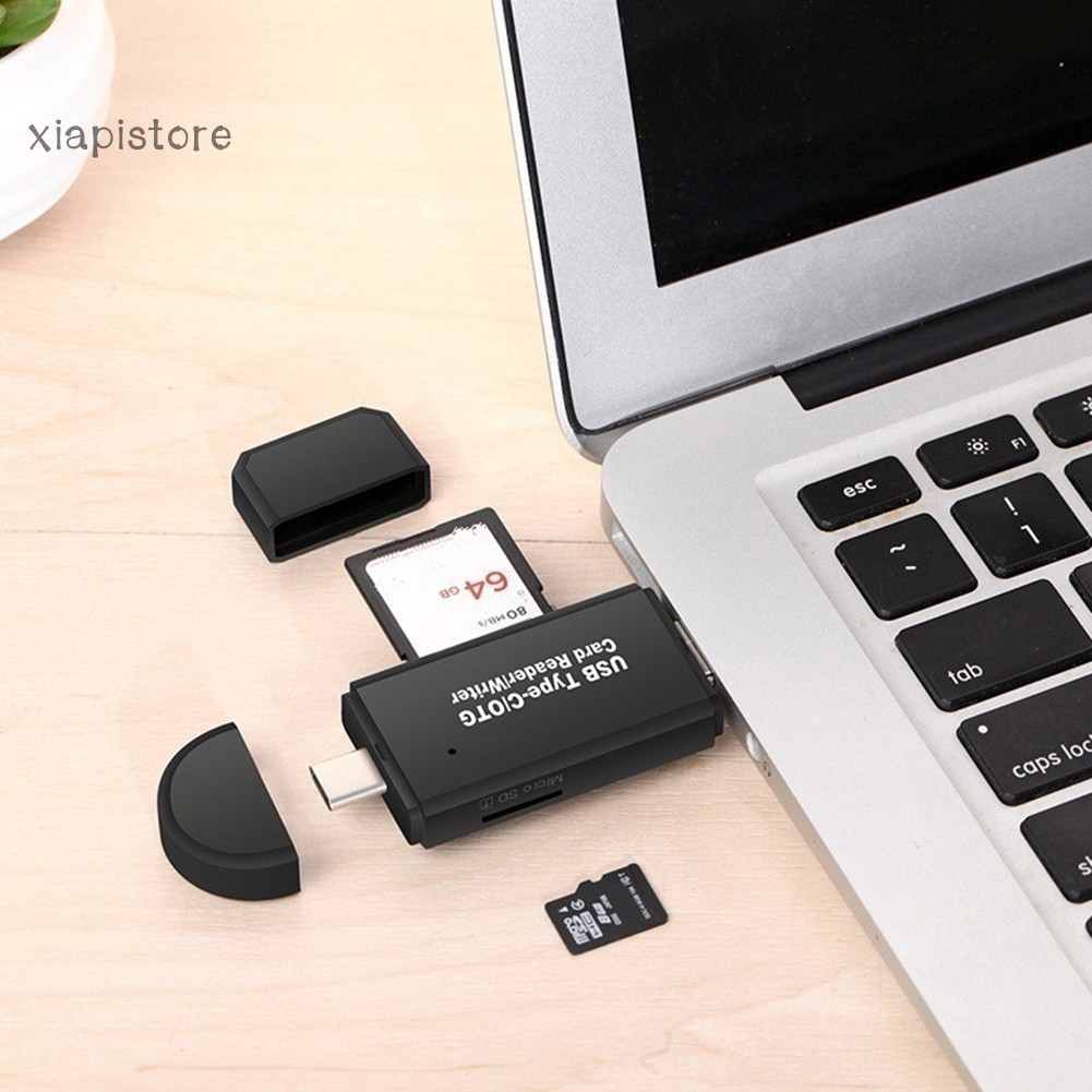 Đầu Đọc Thẻ Nhớ Micro USB SD TF OTG Tốc Độ Cao Cho Điện Thoại / Laptop