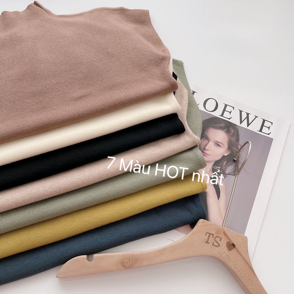 Áo len nữ hàn quốc form rộng xịn xò cổ 2 phân, hàng quảng châu cao cấp PANOSI - Mã A507