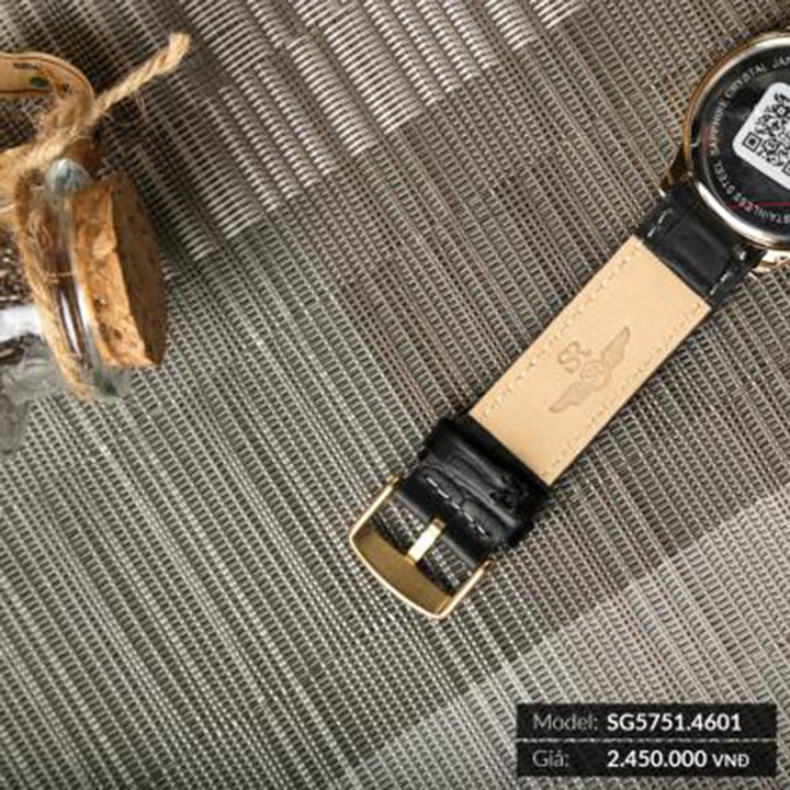 Đồng Hồ Nam SRWATCH Classic SG5751.4601 mặt kính Sapphire chống nước,chống xước tuyệ
