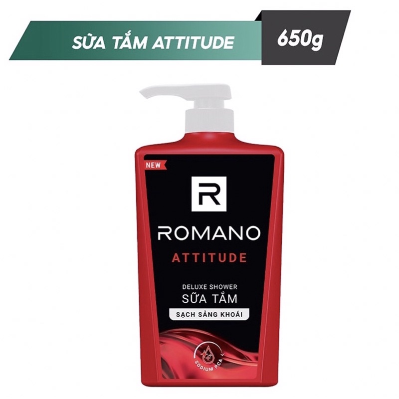 Sữa Tắm Cao cấp Romano 650g/chai
