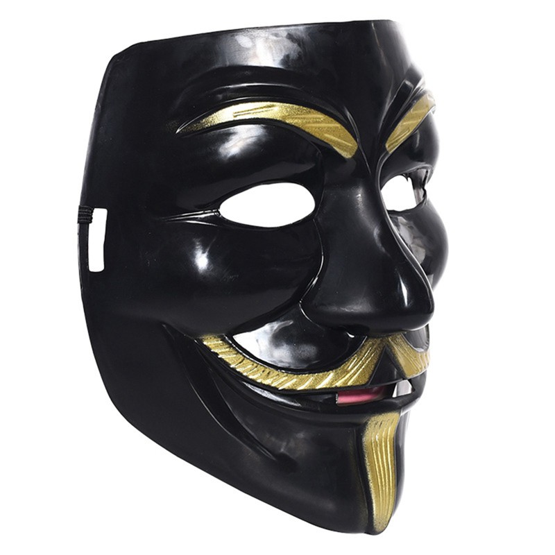 ⭐Ready Stock⭐✺┅Mặt nạ hóa trang nhân vật Hacker V phim Vendetta