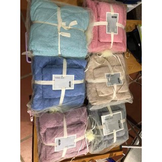 SET 2 KHĂN XUẤT HÀN SIÊU MỀM MỊN