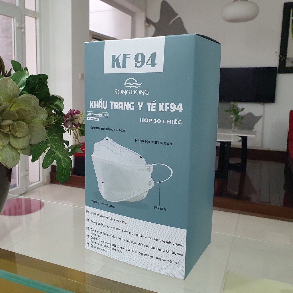 Khẩu trang KF94 Sông Hồng (Hộp 30 chiếc)