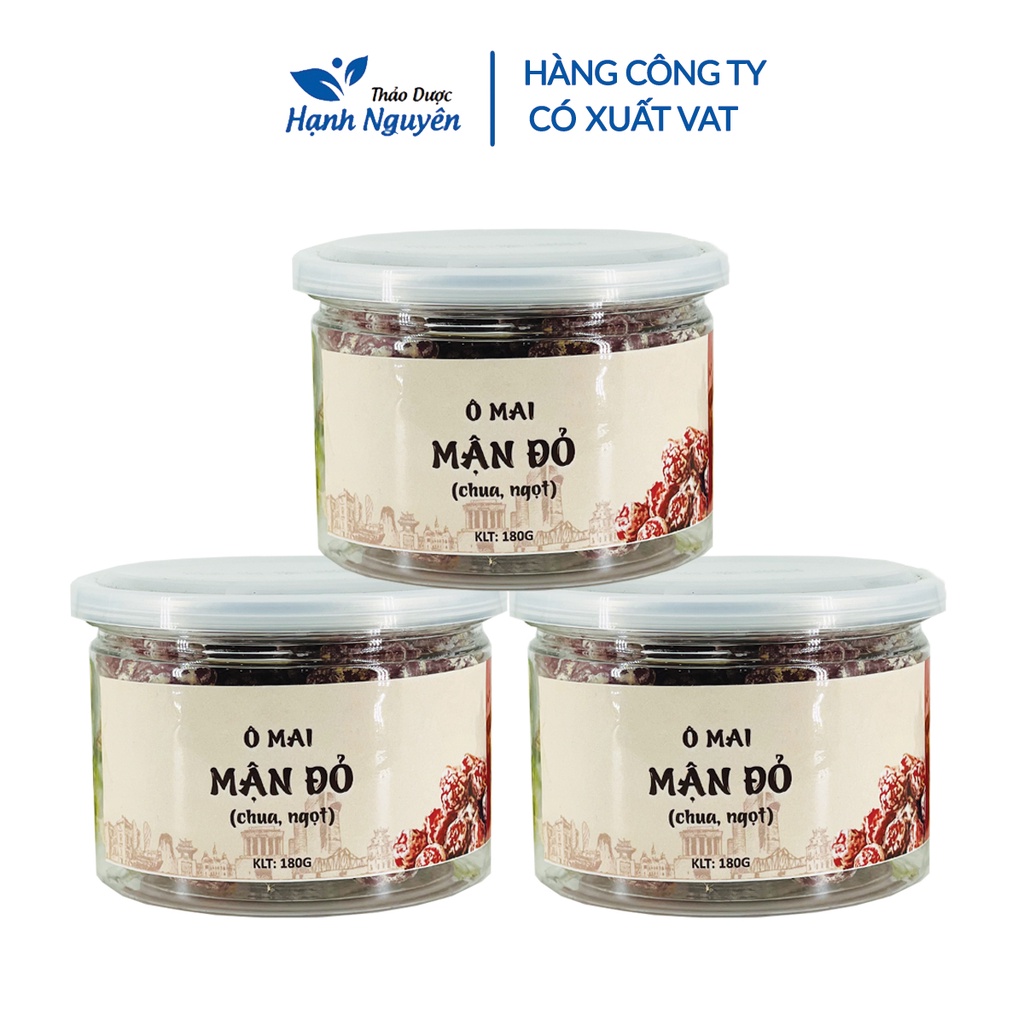Ô mai mận đỏ chua ngọt (Đồ ăn vặt, đặc sản Hà Nội, xí muội) - Thảo Dược Hạnh Nguyên