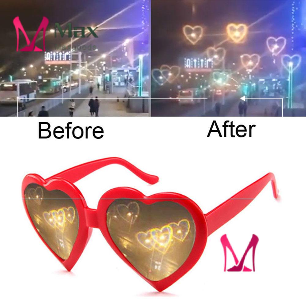 Kính mát hình trái tim hiệu ứng đặc biệt bền bỉ kiểu dáng thời trang