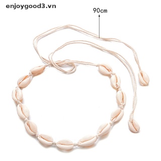 //Enjoy shopping // Stylish Beach Bohemian Sea Shell Pendant Chain Choker Necklace Women Jewelry .