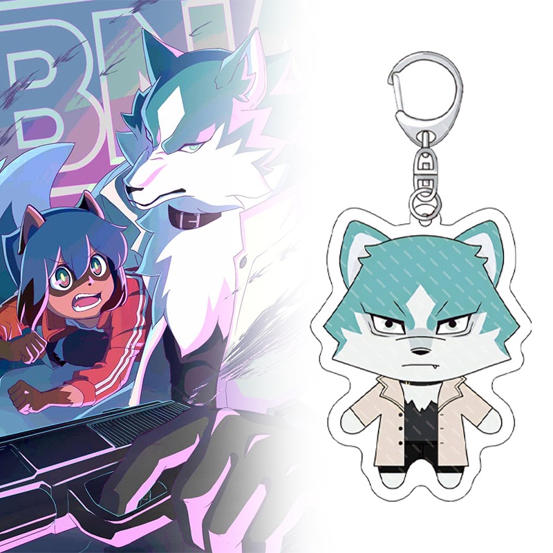 Móc Khóa Hoạt Hình Anime Kawaii BNA Shirou Ogami Wolf