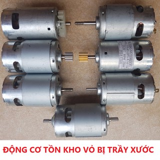 Động cơ DC-755, 775 trục chữ D hoặc tròn cũ tốc độ cao