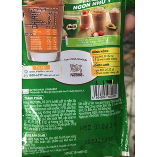 Thức Uống Lúa Mạch Milo Dây 10 Gói x 22G qa0208